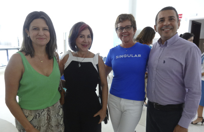 Ulla Rebouças, Naira Villar, Edza Brasil e Jozélio Freire  